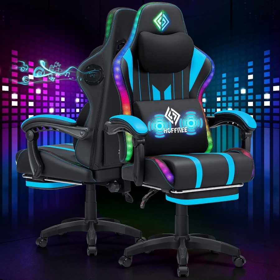 Rgb Gaming Chair - Gaming Chair with Music Rhythm RGB