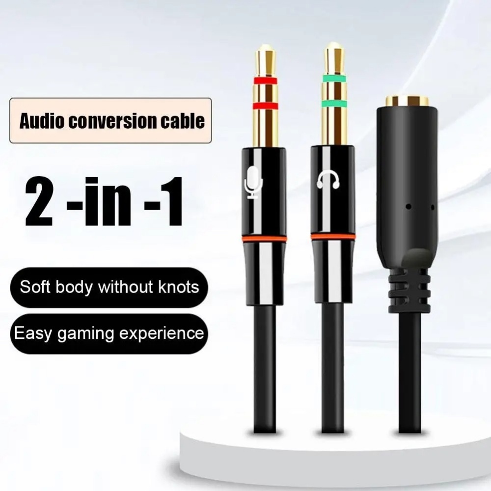 Esports Gaming Splitter - 3.5mm Female to 2 Dual Male