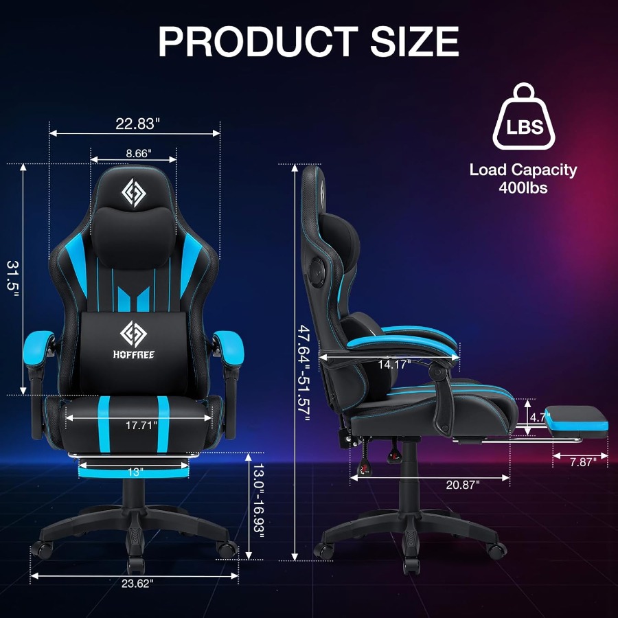 Gaming Chair with Music Rhythm - Rgb Gaming Chair บทวิจารณ์และราคา