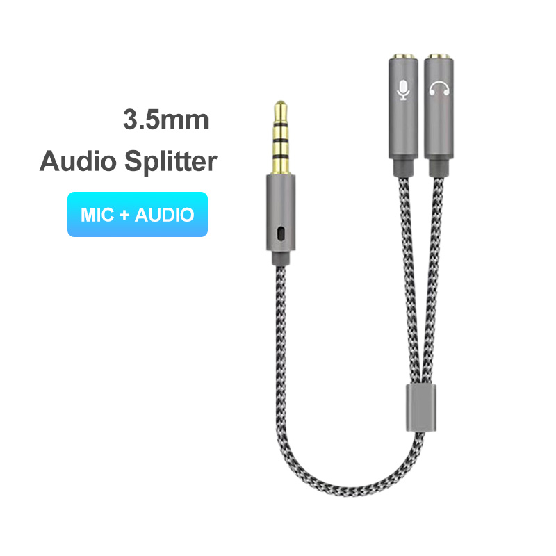Headset Splitter 3.5mm Audio+M - Esports Gaming Splitter บทวิจารณ์และราคา