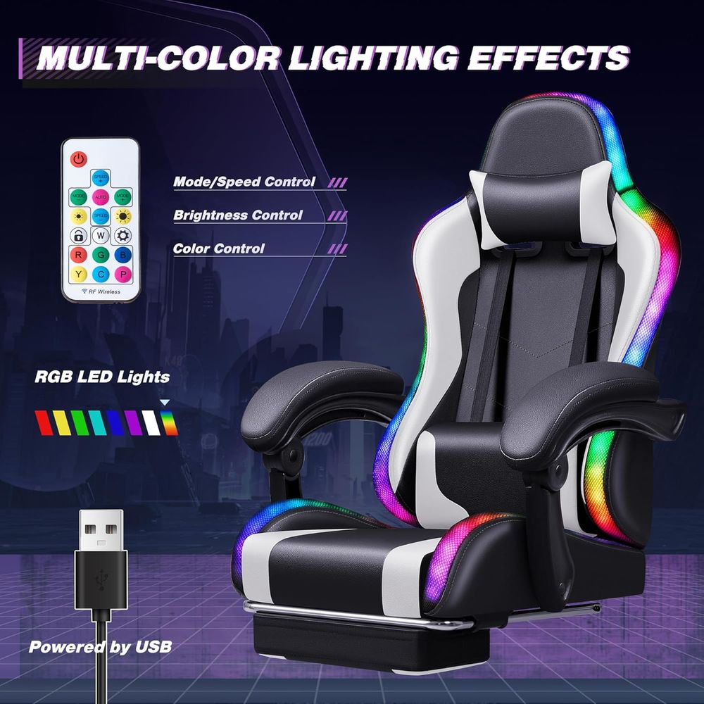 Ergonomic Swivel Gaming Chair  - Rgb Gaming Chair บทวิจารณ์และราคา