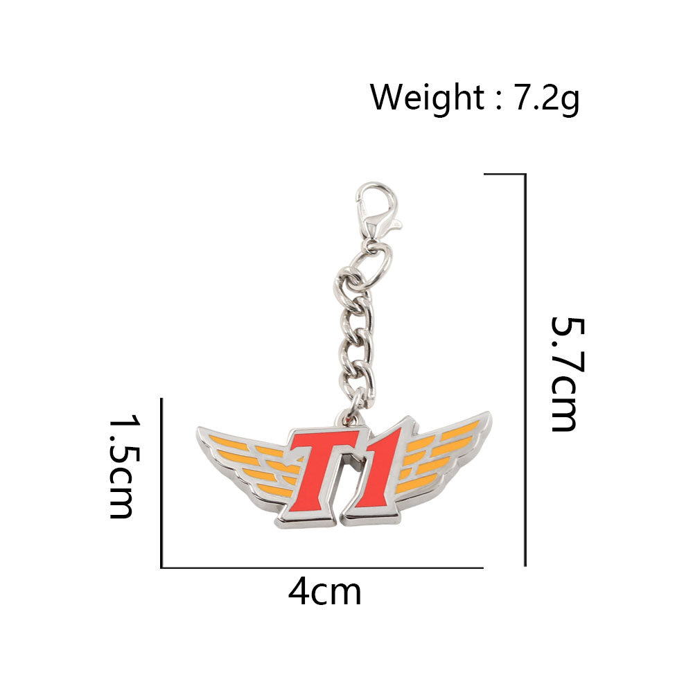 T1 Team Logo Metal Keychain En - Esports Gaming Team Logo บทวิจารณ์และราคา