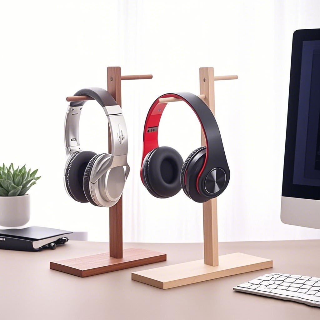 Wood Headphone Stand Earphone  - Esports Gaming Headphones บทวิจารณ์และราคา