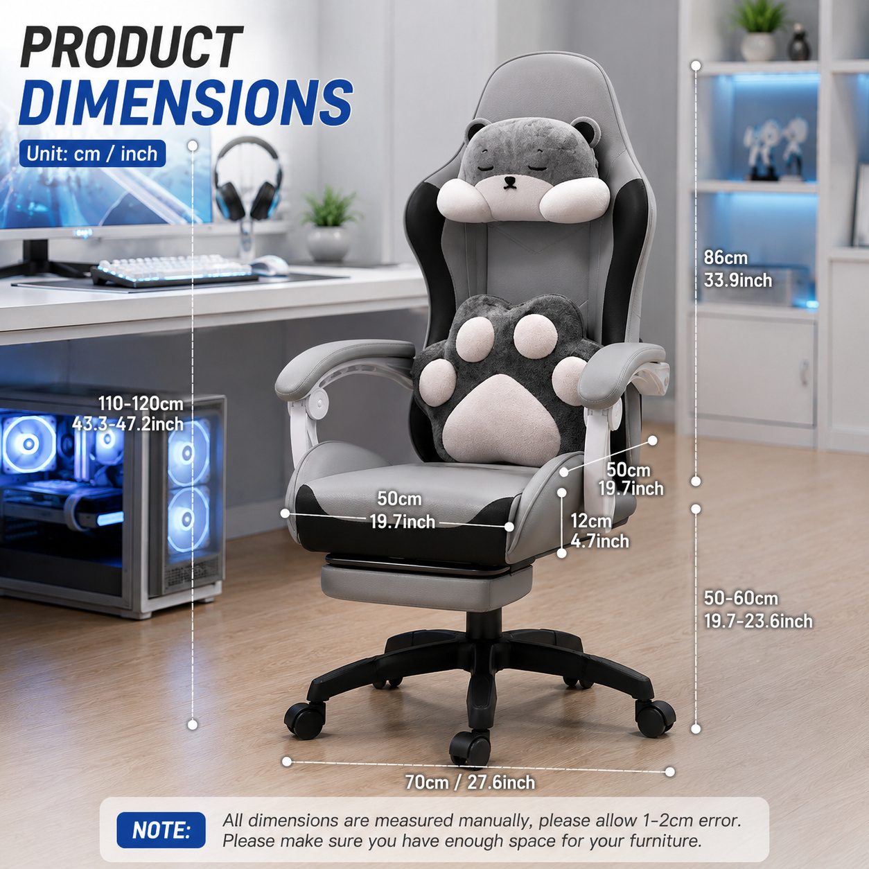 AOLIVIYA E-sports Game Chair G - Rgb Gaming Chair บทวิจารณ์และราคา
