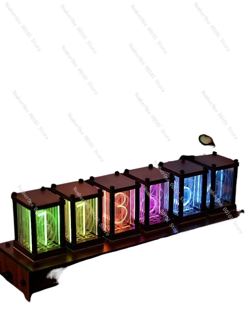 RGB Glow Tube Clock, LED Light - Esports Gaming Youtube บทวิจารณ์และราคา