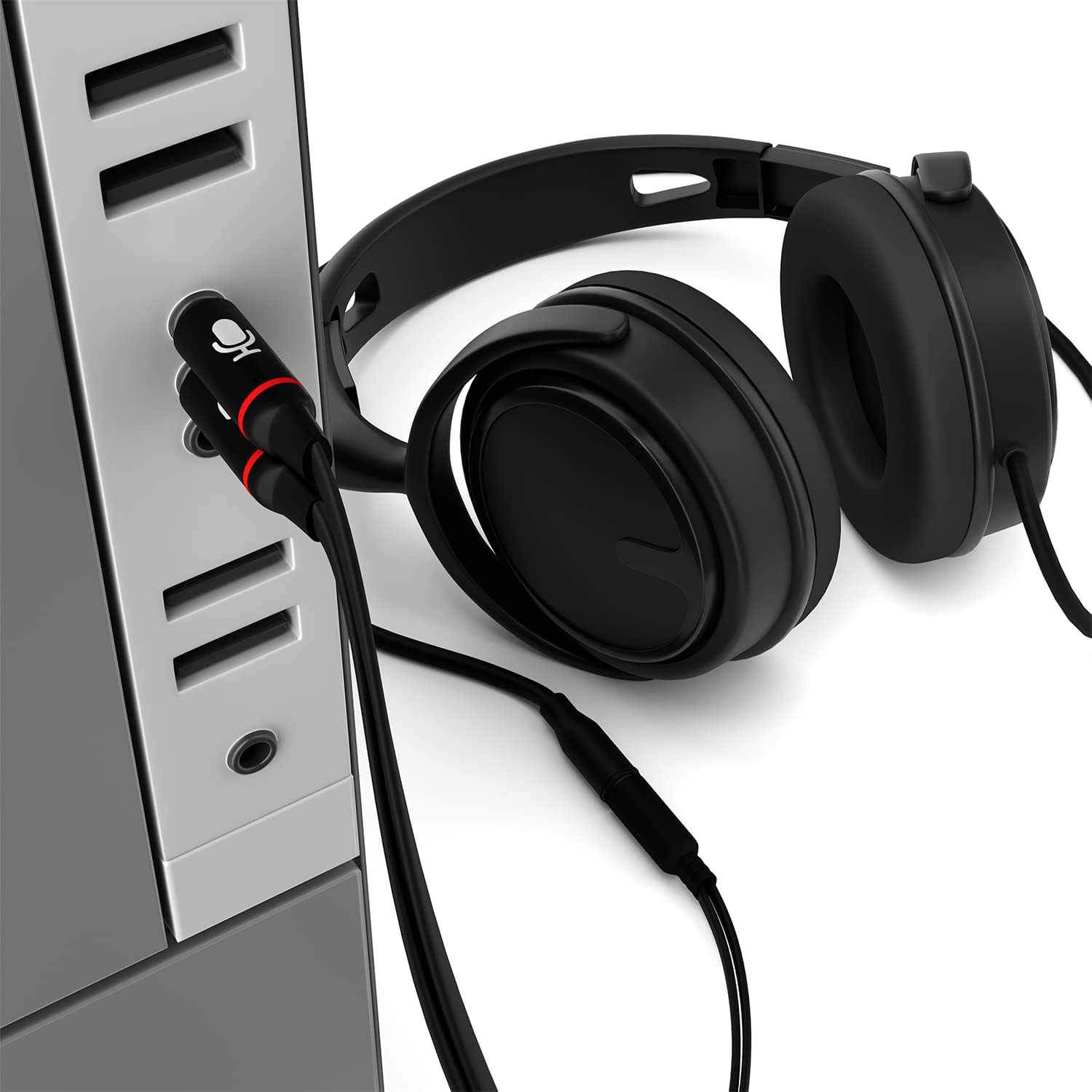 Headphone Y Splitter for Compu - Esports Gaming Splitter บทวิจารณ์และราคา