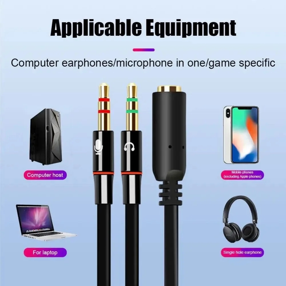 Headphone Y Splitter for Compu - Esports Gaming Splitter บทวิจารณ์และราคา