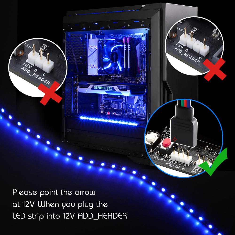 RGB Gaming LED Strip Light 1 t - Esports Gaming Splitter บทวิจารณ์และราคา