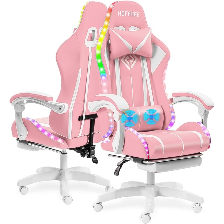 Gaming Chair with LED RGB Ligh - Rgb Gaming Chair บทวิจารณ์และราคา