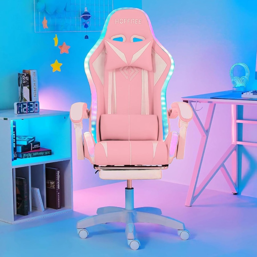 Gaming Chair with LED RGB Ligh - Rgb Gaming Chair บทวิจารณ์และราคา