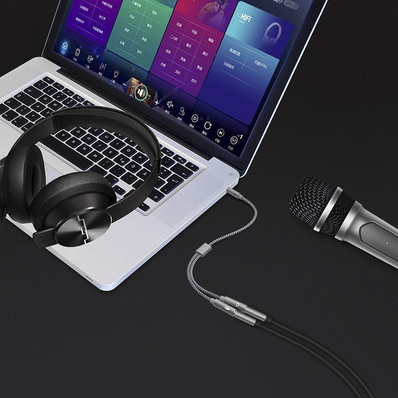 Headset Splitter 3.5mm Audio+M - Esports Gaming Splitter บทวิจารณ์และราคา
