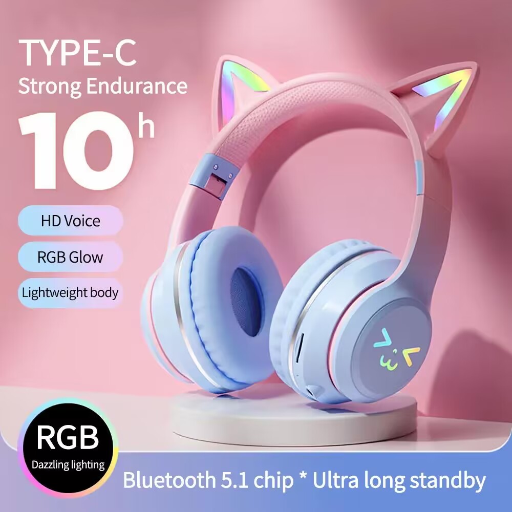 RGB Glow Earphones Wireless Ea - Esports Gaming Headphones บทวิจารณ์และราคา