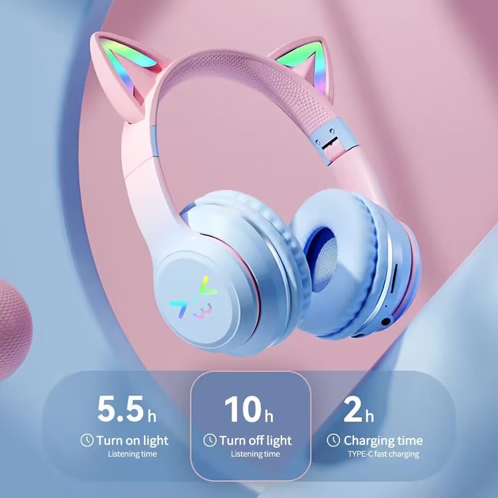 RGB Glow Earphones Wireless Ea - Esports Gaming Headphones บทวิจารณ์และราคา