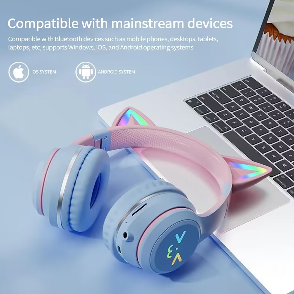 RGB Glow Earphones Wireless Ea - Esports Gaming Headphones บทวิจารณ์และราคา