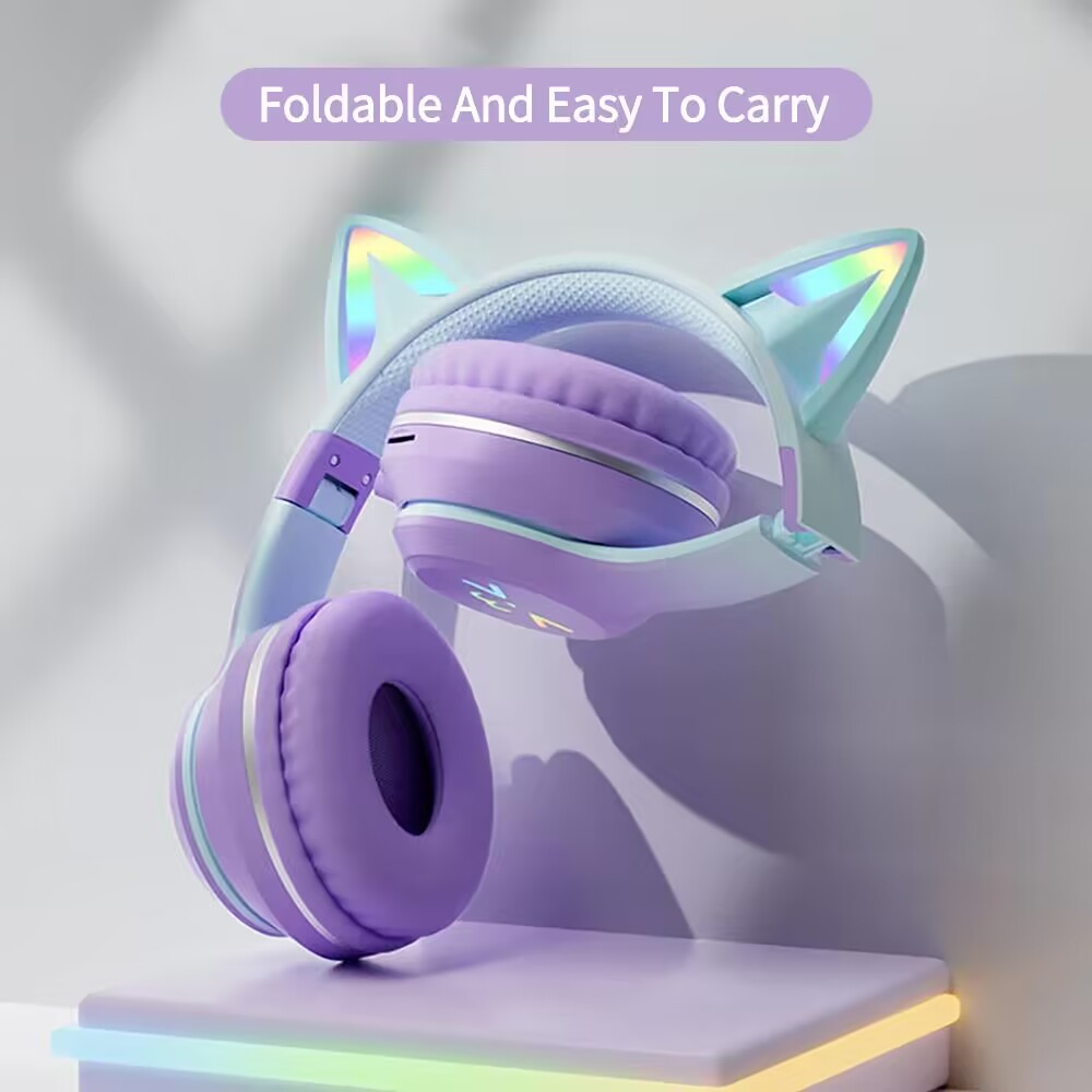 RGB Glow Earphones Wireless Ea - Esports Gaming Headphones บทวิจารณ์และราคา
