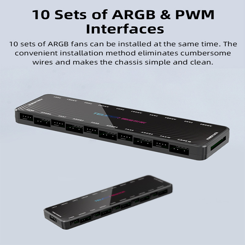 LP-10 ARGB PWM Fan Hub with Re - Esports Gaming Splitter บทวิจารณ์และราคา