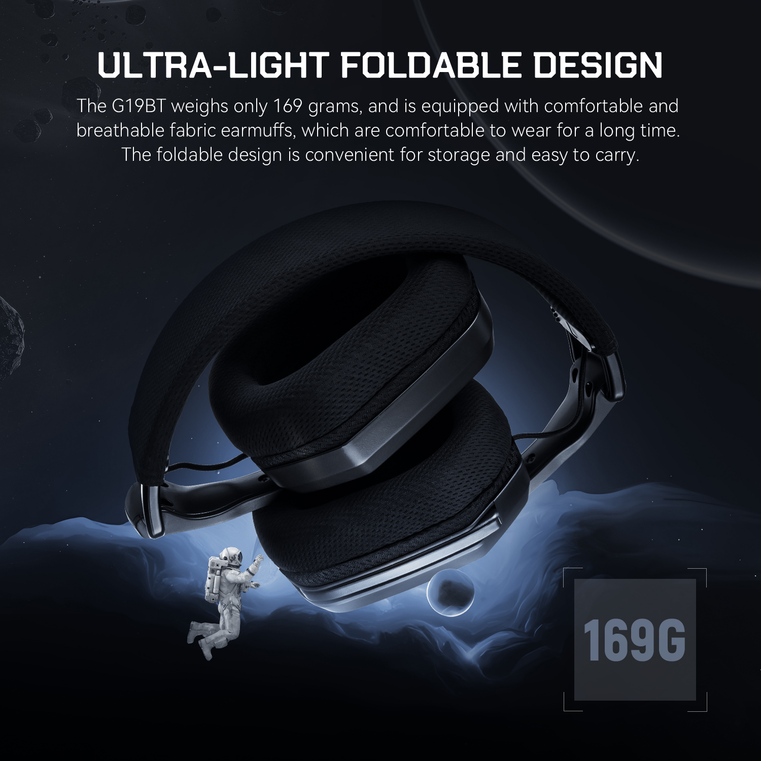 EKSA G19BT 2.4GHz Wireless Gam - Esports Gaming Headphones บทวิจารณ์และราคา