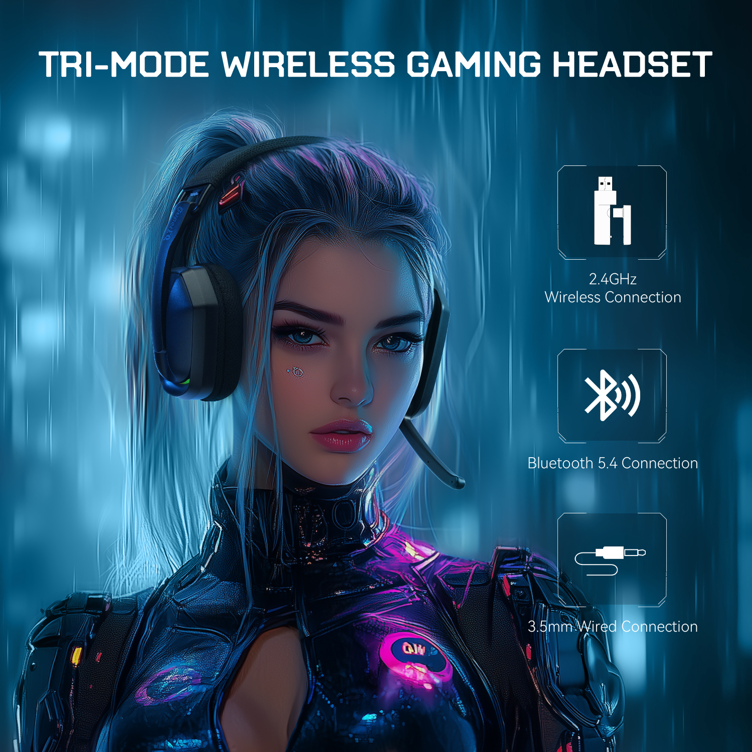 EKSA G19BT 2.4GHz Wireless Gam - Esports Gaming Headphones บทวิจารณ์และราคา