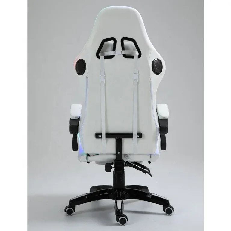 BBCheap DDP Full White PU Leat - Rgb Gaming Chair บทวิจารณ์และราคา