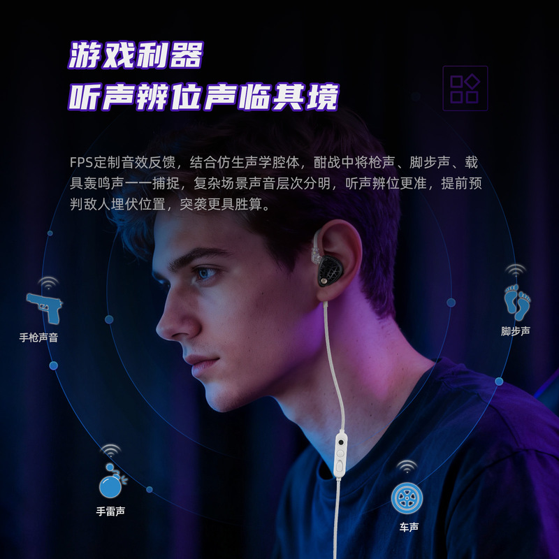 KZ Phantom HiFi Flagship Gamin - Esports Gaming Headphones บทวิจารณ์และราคา