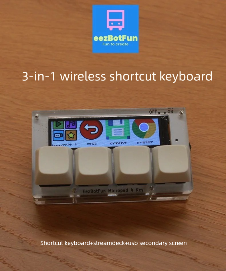 Micropad 4 Key - Wireless Prog - Elgato Stream Deck บทวิจารณ์และราคา
